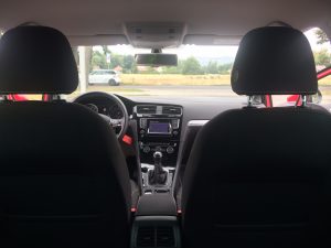 Golf 7 rouge intérieur
