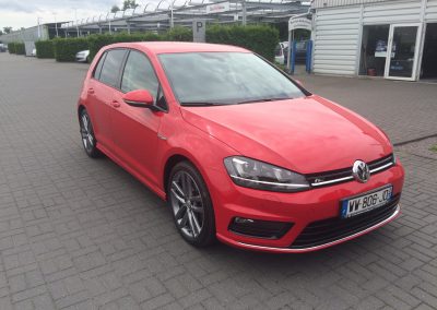 Golf 7 rouge